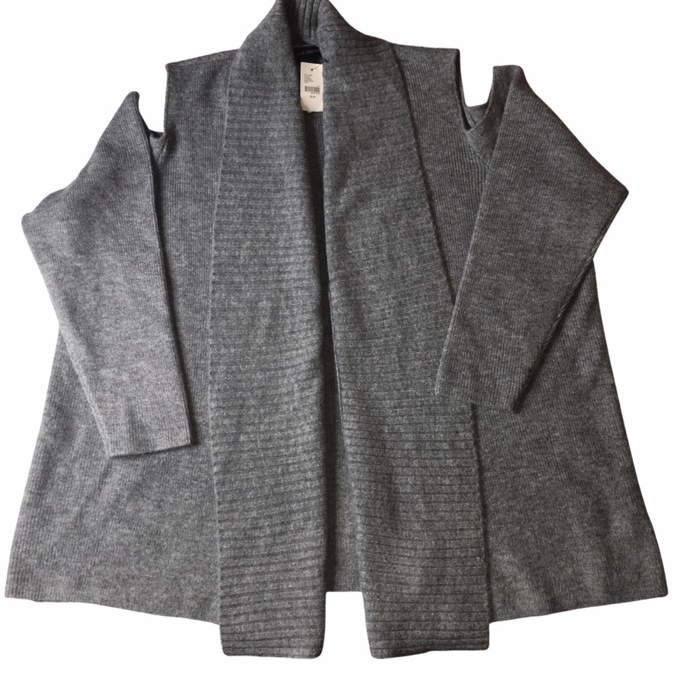LANE BRYANT Cold Shoulder Open Swing Cardigan Sz 22W